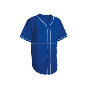 Maillot de baseball/softball pour homme, fabrication économique, personnalisé, sublimation, respirant, grandes tailles, spandex/coton, antibactérien, séchage rapide - Product Image 3