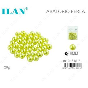 Ilan Abalorio Perla de 8mm, 20g, Perlas Amarillas para la Fabricación de Joyas - Product Image 1