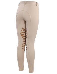 Leggings de Cintura Alta LuxeContour para Mujer, Control de Abdomen, Antibacterianos, 100% Nailon, Elásticos y Suaves, Diseño Color Block, para Equitación - Product Image 2
