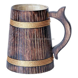 Taza de té y café de madera natural de lujo exclusiva para la decoración del restaurante del hogar a un precio asequible de AALIYAN IMPEX - Product Image 1