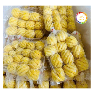 Trozos de piña congelados, dulces cubos de fruta tropical para batidos, jugos, postres, ingredientes de panadería, empaque a granel para restaurantes - Product Image 6