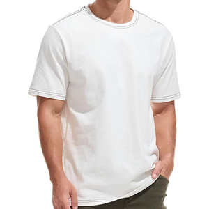 Camiseta Extra Grande para Hombre, 100% Algodón, con Logotipo Personalizado, Impresión Transpirable de Alta Calidad, Cuello Redondo, Venta al Por Mayor, OEM, ODM - Product Image 4