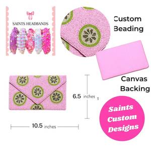 Handmade Pink Beaded <b>Handbag</b> Rectangular Shape Colorful Butterfly Embroidery Craft Purse - Product Image 6