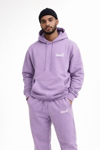 Conjuntos de Sudadera con Capucha y Pantalones Deportivos Unisex con Logotipo Personalizado al por Mayor, Conjuntos de Gimnasio de Algodón y Poliéster, Fabricante y Proveedor OEM ODM - Product Image 4