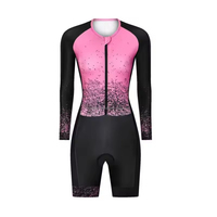 Traje de velocidad de triatlón personalizado, manga larga, ropa de ciclismo Reversible a prueba de viento, talla grande, diseño sin costuras, sublimación impresa