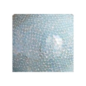 Jarrón de Flores de Lujo con Acentos Azules y Concha de Nácar, Centro de Mesa Premium para Decoración - Product Image 3