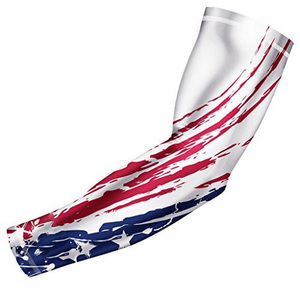 Manguito de compresión premium transpirable, agradable para la piel, soporte deportivo UPF50+, mezcla de poliéster y elastano, unisex, para todas las estaciones. - Product Image 3