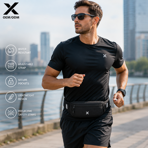 Riñonera Deportiva Impermeable Personalizada OEM, Riñonera para Correr, Riñonera Deportiva Reflectante con Soporte para Teléfono, Riñonera de Viaje para Fitness - Product Image 5