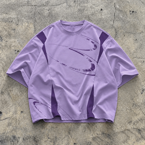 เสื้อยืดโอเวอร์ไซส์ลายกราฟิก DTF DTG ขายส่ง รับทำงานพิมพ์ลายตามสั่ง เสื้อผ้าสตรีทแวร์ แฟชั่นลำลอง ชุดวันหยุด สไตล์คนเมือง - Product Image 4