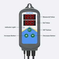 Contrôleur de température Inkbird ITC-306T avec minuterie de cycle jour/nuit 24h, double sortie de chauffage, thermostat pour reptiles et germination des graines