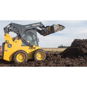 Chargeuse sur chenilles John Deere d'occasion, forte puissance hydraulique, machine de chantier - Product Image 2