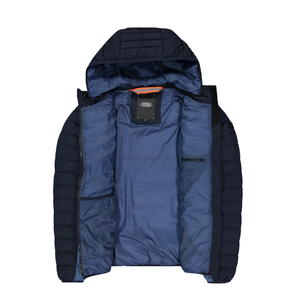 Blousons matelassés à capuche pour hommes, manches longues, coupe classique, fermeture éclair, légers, coupe-vent, chauds, pour l'hiver, vente en gros - Product Image 5