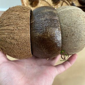 Recipiente para velas de cáscara de coco con interior impermeable / Contenedor de velas de cáscara de coco natural de alta calidad en Vietnam - Product Image 2