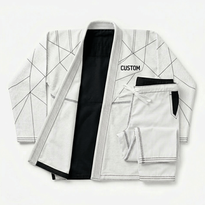 Kimono de BJJ premium, logo personnalisé, gi de jiu-jitsu brésilien, coton doux, tissage perlé léger, uniforme de grappling durable - Product Image 2