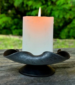 <b>Top</b> Selling Oval Design Metal Candle stand Holder High Quality Handmade Eco-Friendly Black Home Hotel Party Decoration - Product Image 4