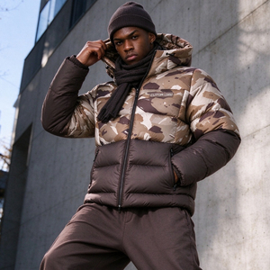 <b>Men's</b> <b>Long</b> Puffer <b>Coat</b> Hooded Winter Jacket Thick Waterproof Warm Overcoat - Product Image 4