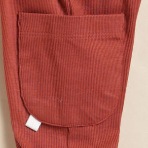 Body de manga larga de elastano de bambú orgánico de calidad superior con mallas con Cordón-Picante - Product Image 6