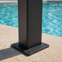 Pergola rectangulaire motorisée en aluminium à toit rétractable, lamelles LED électriques pliables, personnalisable, pour jardin naturel, 3x4m
