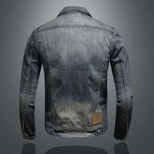 High Street Style Winter High Quality Windproof Breathable <b>Denim</b> <b>Jackets</b> For Men <b>Custom</b> <b>Denim</b> <b>Jacket</b> for Men - Product Image 3