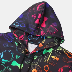 Adjustable Price Unisex Winter Sublimation Hoodies Anti-Wrinkle Breathable Lightweight Fully Customized Customized Logo - Product Image 3