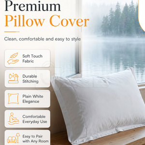 Fundas de Almohada Cuadradas Modernas Teñidas, Tejido de Poliéster y Algodón Ecológico, Costuras Duraderas y Acabado Limpio para Uso en el Hogar y Hoteles - Product Image 3