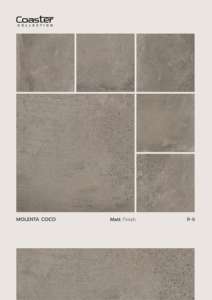 Baldosa de porcelana texturizada de 24x24 desarrollada con un tratamiento de superficie mate tallado para una apariencia de suelo pulido y estable. - Product Image 2