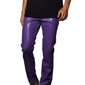 Wholesale Price Custom Made Cowhide <b>Leather</b> <b>Pants</b> <b>Men</b> Lightweight Breathable Waterproof Eco-Friendly High Quality High Waist - Product Image 3