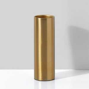 Vase de table minimaliste en laiton, vase décoratif en métal de haute qualité pour l'intérieur de la maison - Product Image 2