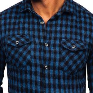 เสื้อเชิ้ตผ้าแฟลนเนลผู้ชาย ปรับราคาได้ ผ้าไม่ยับ คุณภาพพรีเมียม ระบายอากาศได้ดี น้ำหนักเบา พร้อมปรับแต่งได้อย่างเต็มที่ - Product Image 4