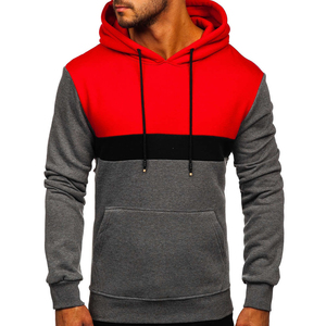 Sweat à capuche pour homme en molleton de coton épais, coupe classique, respirant, séchage rapide, avec poche, décontracté, hiver, vente en gros, personnalisable - Product Image 2