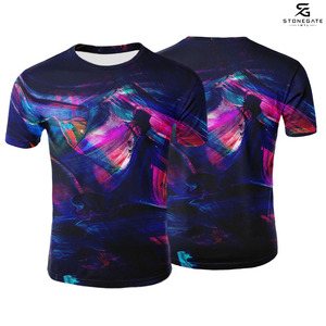 Camiseta Deportiva Sublimada para Hombre, Personalizada, de Manga Corta, Secado Rápido, Transpirable, Tejido Suave, Informal, 2026 - Product Image 3