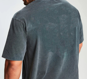 Camiseta de Manga Corta Tie-Dye para Hombre, Cuello Redondo, Corte Regular, Poliéster/Algodón, Informal, Ecológica, de Secado Rápido, Transpirable, con Logotipo de Calavera - Product Image 6