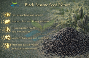 Suministro Directo de Fábrica HGO de Extracto Natural de Semilla de Sésamo Negro (Sesamum indicum) Grado Alimenticio Especificación 10:1 - Product Image 2