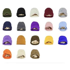 Bonnet tricoté tendance pour homme et femme, doublé en soie satinée, chaud, avec étiquette tissée, idéal pour le sport et l'hiver, style pêcheur - Product Image 6