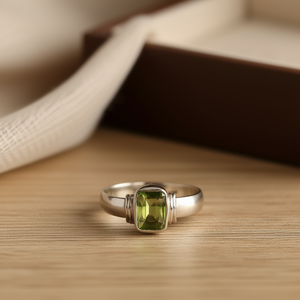 Designer <b>Peridot</b> Fashion <b>Ring</b> 2.8 Grams - Product Image 3