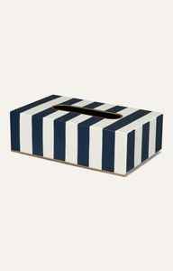 Boîte à mouchoirs en bois avec incrustations de os, faite à la main, écologique, durable, personnalisable et élégante, pour la décoration de mariage, la maison et les intérieurs modernes - Product Image 2