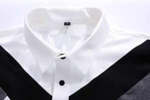 Nueva camiseta de Golf de manga corta para hombre, ropa de otoño e invierno, Jersey deportivo ajustado, transpirable, de secado rápido, 100% poliéster - Product Image 5