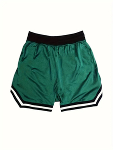 Shorts de basket-ball jaunes en mesh pour homme, respirants, séchage rapide, shorts de sport, logo personnalisé, entraînement en salle de sport, vêtements de sport actifs - Product Image 4