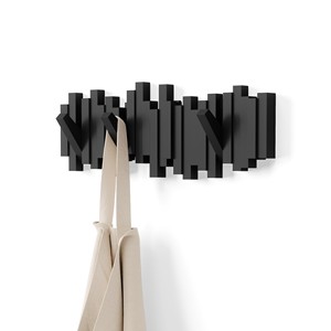 Ash <b>Wood</b> Wall <b>Coat</b> Rack with Pegs - Handcrafted Wooden <b>Hook</b> Organizer Wholesale - Product Image 2