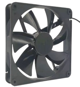 Ventilador Axial de Alta Temperatura SYM BANG D14025-FF, 140x140x25mm, 12V, Rodamiento de Bolas Eléctrico, 3500 RPM, Ventilador de Refrigeración Industrial OEM - Product Image 1