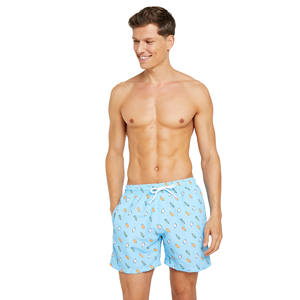 Pantalones Cortos Deportivos para Hombre, Hasta la Rodilla, de Secado Rápido, Transpirables, Ecológicos, Impermeables, con Cierre de Cordón, Casuales, 100% Poliéster - Product Image 1