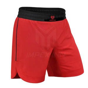 กางเกง MMA สีพื้นสำหรับผู้ชายรุ่นใหม่ บริการ OEM ราคาขายส่ง กางเกง MMA ผลิตตามสั่ง - Product Image 3