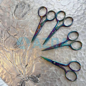 Stainless Steel Iridescent Embroidery <b>Scissors</b> for Thread Trimming <b>Sewing</b> Needlework and Cross Stitch Crafts - Product Image 4