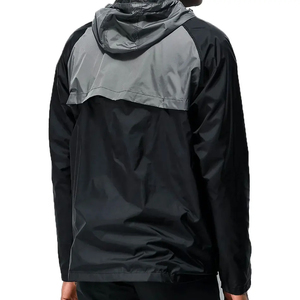 OEM Wholesale Nylon and Nylon Running Waterproof Windproof Custom Anorak Windbreaker <b>Jacket</b> for Men Hoodies <b>Worker</b> <b>Jacket</b> - Product Image 1