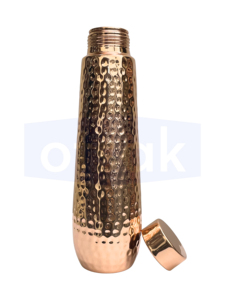Botella de Agua Portátil OTSAK Premium, Ecológica, Moderna y de Lujo, de Cobre Martillado, para Oficina, Aire Libre y Hogar, 32oz 950ml - Product Image 2