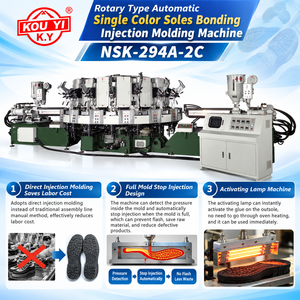 16 Station Dual Color Automatic Soles Jointing Injection Molding <b>Machine</b> For Working, Safety, Leather, Mountaineering Shoes - Product Image 1