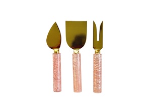 Modern Style Design Stainless Steel Cheese Knife Resin Cheese Knife MOP Cheese Knife Wood Cheese Knife At good Factory Price - Product Image 4