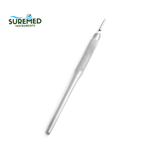 ด้ามจับมีดผ่าตัด SureMed Instruments # ชุดเครื่องมือผ่าตัดสแตนเลสแบบใช้ซ้ำได้ 3 ชิ้น ได้รับการรับรองมาตรฐาน CE ระดับ II สำหรับใช้ในโรงพยาบาล - Product Image 3