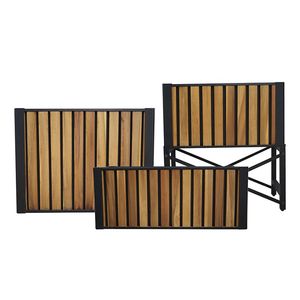 Pots de fleurs en bois et jardinière avec doublure en plastique amovible Plusieurs couleurs Boîte en bois décorative d'intérieur rectangulaire rustique - Product Image 2