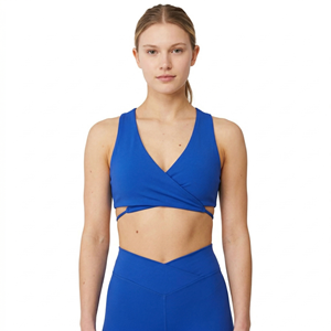 Customizable Neck Bra for Women Workout Yoga Fitness Active Sports Top Adjustable Racing <b>Back</b> Plus Size - Product Image 1